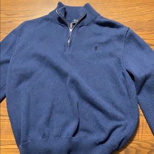POLO zip up sweatshirt